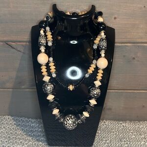 3/$10 Boho Chunky Beaded Necklace